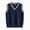 L101-Navy, variant on CAUYDY Boys Sweater Vest V Neck Sweater Vest Cable Knit Cotton Sweaters Toddler School Uniform for Girls(L101-Black,11-13 Y)