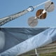 thumbnail image 4 of Vela de Sombra Rectangular Gris 3x4m Tela Solar Tela Anti Rayos UV Impermeable y Transpirable para Jardín Camping Terraza Piscina, 4 of 5
