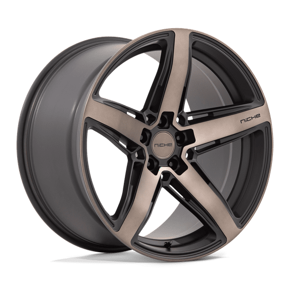 Niche 1PC Cast Aluminum Rim M271 20X11 5X115 M-BLK DDTC-FC 20MM, M271201190 20