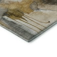 thumbnail image 3 of Addison Rugs Mayfield Premium Machine Washable Transitional Abstract Mocha Round Rug, 8' x 8', 3 of 6