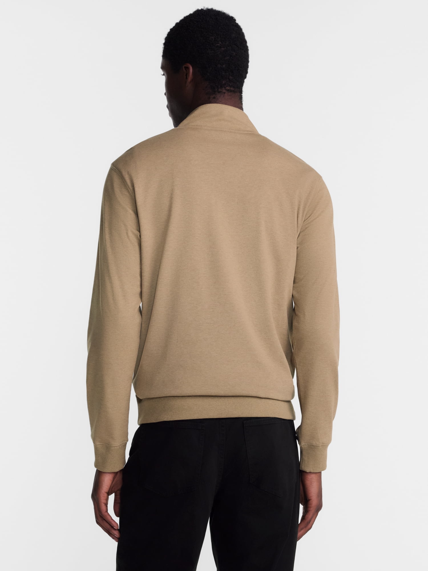 George Men's Knit Pullover Sweatshirt with Long Sleeves, Sizes S-5XB