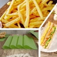 thumbnail image 3 of Wmool 50/100PcsSquare Oil Proof Paper Food Picnic Paper Sheets Wrapping Sheets ёе, 3 of 8