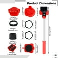 thumbnail image 3 of CHUANK Furniture Mover Kit Plastic  14PCS Furniture Slides Kit Heavy Appliances Lifter, 3 of 5
