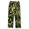 thumbnail image 7 of Dresfit Camo Pants Men Baggy Wide Leg Sweatpants 2026 Textured Drawstring Waffle Knit Slacks Spring Straight Leg Relaxed Fit Lounge Pant with Pockets Green L, 7 of 7