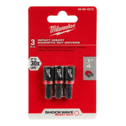Milwaukee 49-66-4512 Shockwave Impact Duty 1/4 Insert Magnetic Nut Driver 3PK