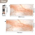 thumbnail image 4 of Quick-Dry Beach Towel 71x31in with Storage Bag, Sand Free Microfiber Towel for Travel, Swimming, Camping Light Orange Marble Crack, 4 of 9