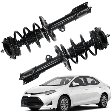 Front Struts Complete Assembly for 2014-2019 Toyota Corolla 1.8L l4, Struts and Shocks with Coil Springs, Durable, Easy to Install, OE Dirct Replace - 172989*1/172990*1