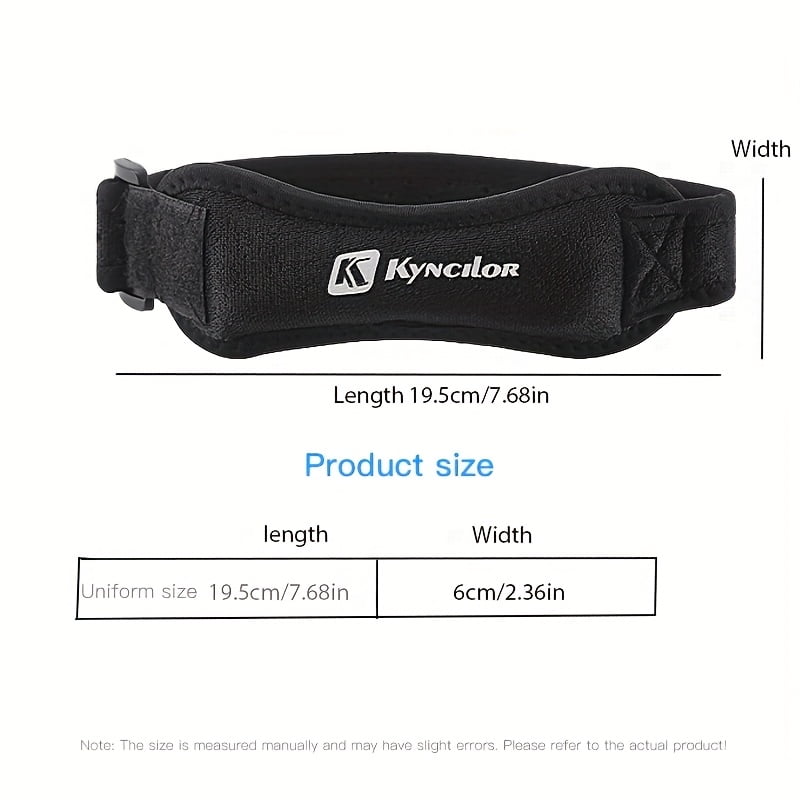 Lightweight Breathable Knee Brace - 1PS Patella Knee Support with Adjustable Straps for Running, Basketball, Yoga, Jump Rope - Gray/Red/Black, Secure Fit, Sleek Design