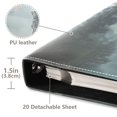 thumbnail image 3 of FORMRS 3 Ring Photo Album 4"x6" Self Adhesive Large Capacity PU Leather Cover, Moon and House, 3 of 8