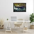 thumbnail image 3 of Stupell Industries Thoughtful Woman on Canoe Novelty Painting Black Floater Framed Art Print Wall Art, 31 x 21, 3 of 10