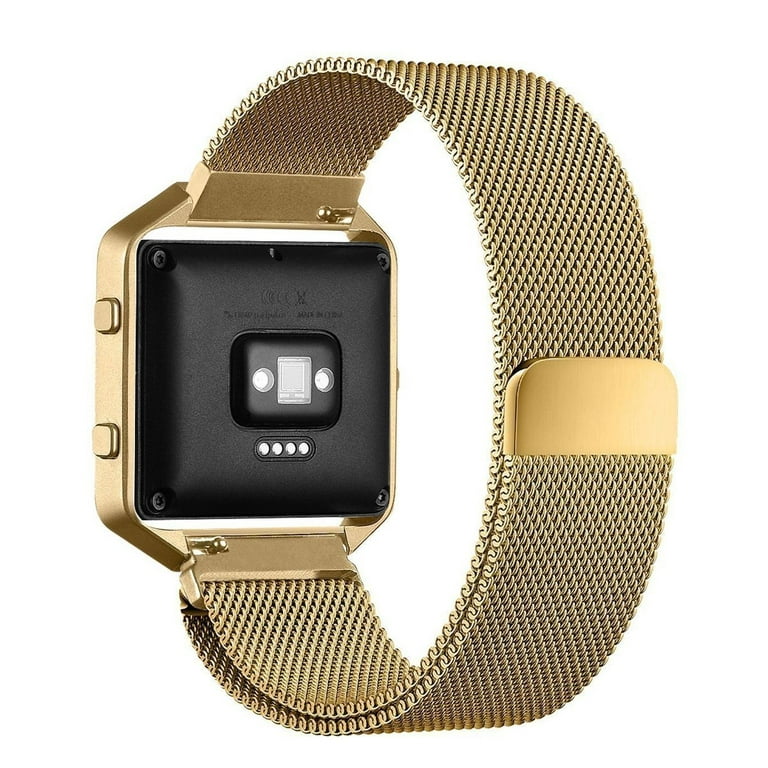 Fitbit Blaze Watch Band, Milanese Loop Stainless Steel Replacement Bracelet Strap Band Metal Frame for Fitbit Blaze Smart Fitness Watch (Gold) - Walmart.com