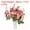 Coral Pink, variant on Uxcell 7 Branch 21 Heads Artificial Silk Mini Rose Flower with Stem for Decor, Coral Pink 2 Pack