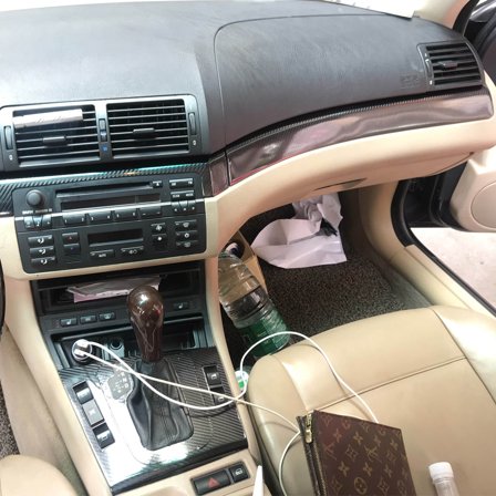 Carbon Fiber For BMW 3 Series E46 1999-2004 Car Film Interior Sticker Center Console Gear Dashboard Air Door Handle Lift Panel