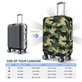 thumbnail image 6 of Bixox Washable Black Dinosaur Printed Luggage Cover, Fashion Suitcase Protector Fits for Small luggage, 6 of 8