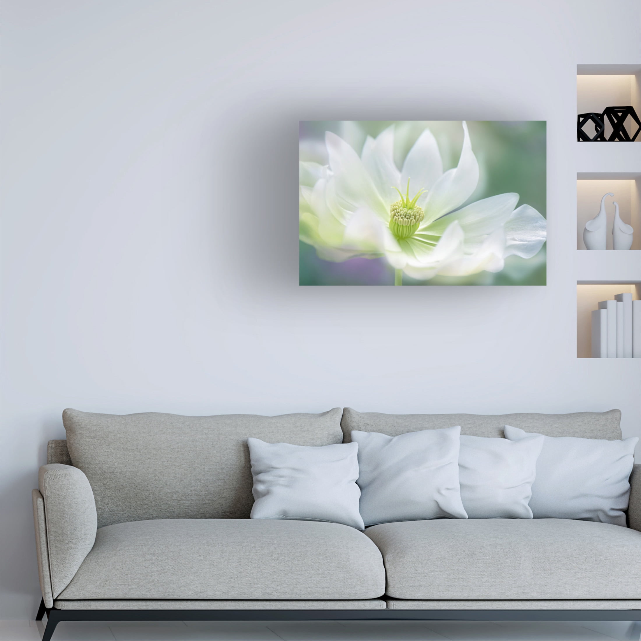 Canvas Wall Art - Jacky Parker 'Serene' Wall Art for Living Room, Bedroom, or Office D?cor by Trademark Fine Art - 24 x 16 Inches