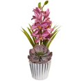 thumbnail image 1 of Nearly Natural 1934-MA Orchidée Cymbidium & Succulente Arrangement Artificiel, 1 of 1