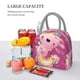thumbnail image 5 of Fotbe Cute Pink Axolotl A Bolsa de Almuerzo con Estampado, Lonchera Aislada, Contenedor de Comida Reutilizable Tipo Cooler a Prueba de Fugas, 5 of 6