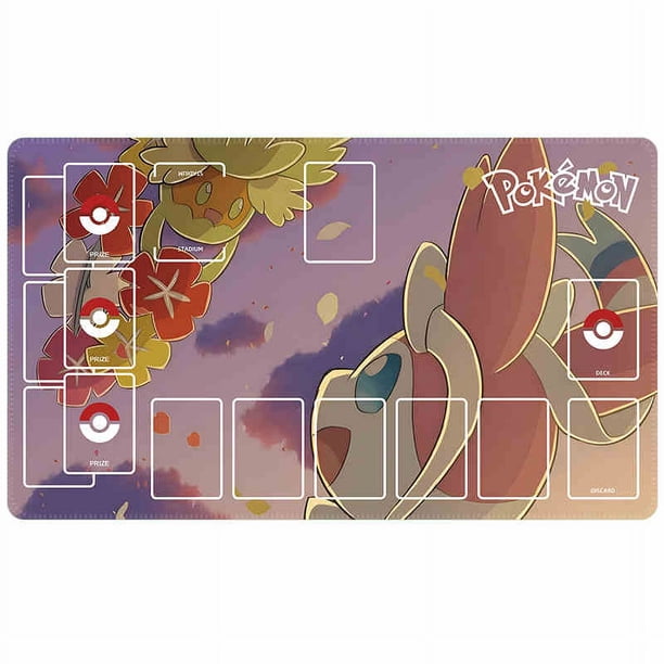 600X350X2Mm PTCG Trainer Iono Ash Ketchum Board Game Card Mat OPCG PTCG Lucario Single Battle Table Pad Anime Card Gift Toy