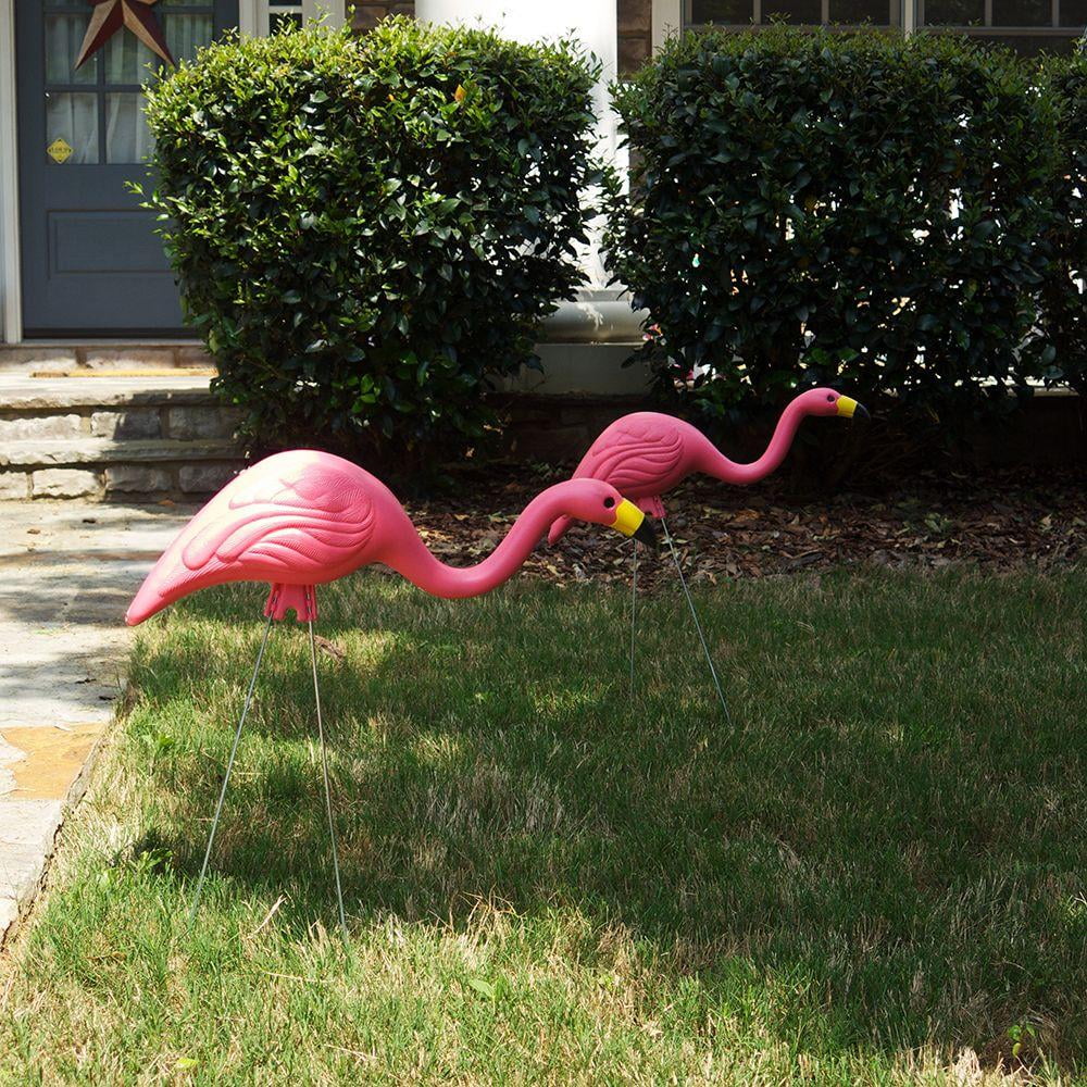 Att Southern Patio Pink Flamingo Yard Statue 10pk
