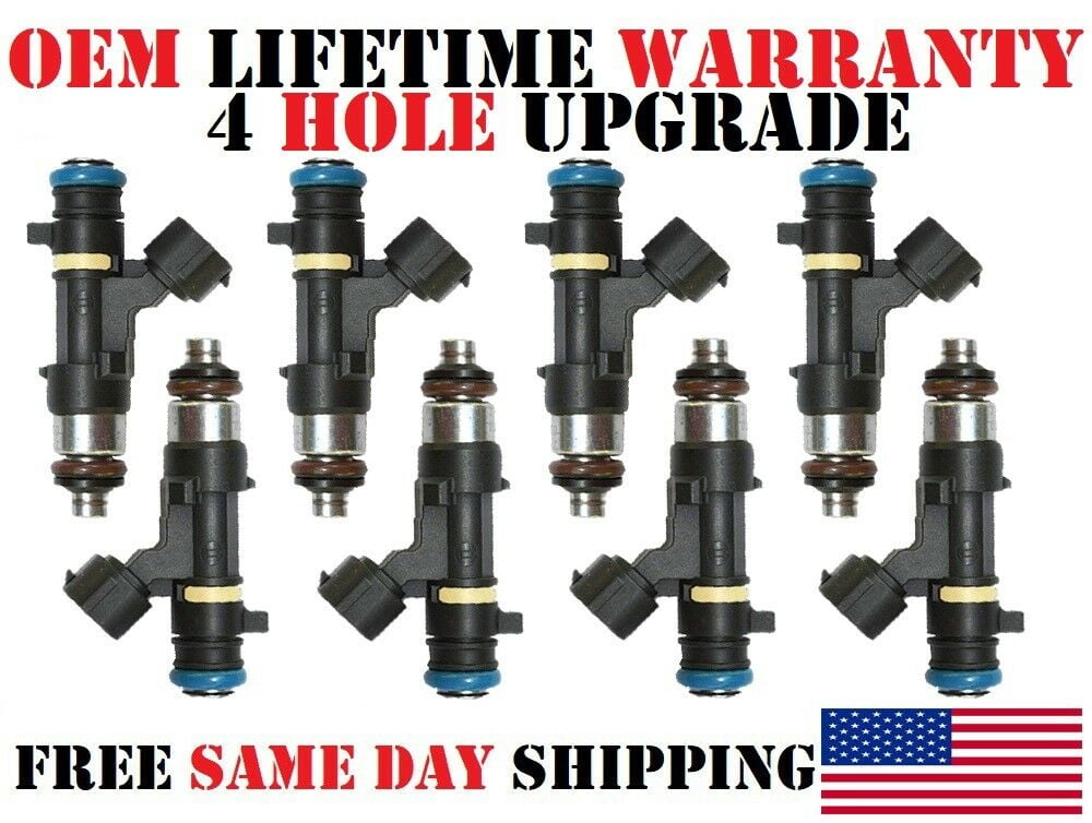 *Lifetime Warranty* Best Update//Upgrade Genuine Bosch 4-Hole Fuel Injector Set