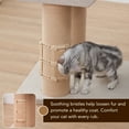 thumbnail image 4 of PetPals® Anywhere Massager with Adjustable Bands, Soft Silicone Bristles, Fits Cat Trees, Furniture , Beige, 4 of 7