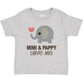 thumbnail image 3 of Inktastic Mimi and Pappy Love Me Elephant Boys or Girls Baby T-Shirt, 3 of 5