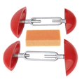 thumbnail image 1 of NUEVO Stretcher Shaper Extender Ajustable Shoe Trees + Foot Callus Remover, 1 of 9