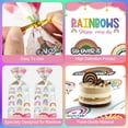 thumbnail image 5 of 100 PCS Rainbow Party Favor Bags - Colorful Cloud and Rainbow Goodie Bags, Plastic Rainbows Cello Cellophane Gift Candy Treat Bag with 50Pcs Twist Ties for Kids Girls Birthday Party Supplies Favors, 5 of 7