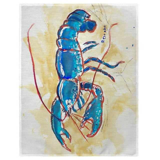 Betsy Drake PM381 Ensemble de 4 Napperons 14 x 18 Po. Blue Lobster