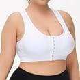 thumbnail image 4 of Everyday Bras for Women Women's Bras Padded Underwire Bra Sports Bra Women Pack Sports Brawls for Women Womens Workout Bras Women Bras plus Size Sexy Scrappy Bra Lift Bras for Women Push up White 5XL, 4 of 6