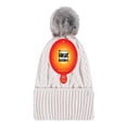 thumbnail image 2 of Heat Holders - Ladies Ribbed Cuffed Pom Pom Bobble Beanie Hat with Fleece Lining, 2 of 2