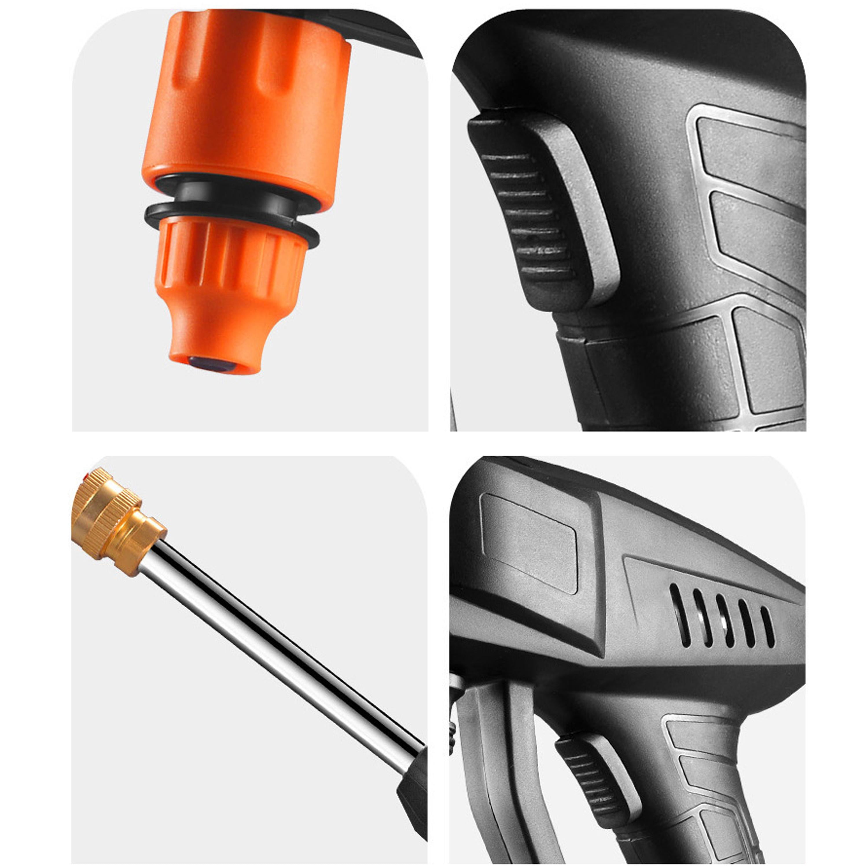Milex Insta Blast Cordless Portable Pressure Washer, 120 PSI Handheld Power Cleaner with Rechargeable Battery, Foam Sprayer & Multi-Nozzle for Cars, Bikes, Patio & Outdoor Cleaning