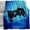 Color 2, variant on Bedding Gaming Blanket Super Soft Black Gift for Couch Sofa for Kids Boys Teens Video Game 50x40 in
