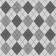 thumbnail image 1 of Ahgly Company Machine Washable Indoor Square Transitional Light Gray Area Rugs, 4' Square, 1 of 7