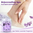 thumbnail image 3 of Tabletas de pedicura para pies BTTEUYE con aroma a lavanda, 700 g, 350 unidades, 3 of 7