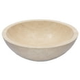 thumbnail image 6 of Eden Bath Travertine Bowl Circular Vessel Bathroom Sink, 6 of 18