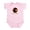 Petal Pink, variant on - Cricket Ball Body Suit - Baby Light Bodysuit, Size Newborn - 24 Months
