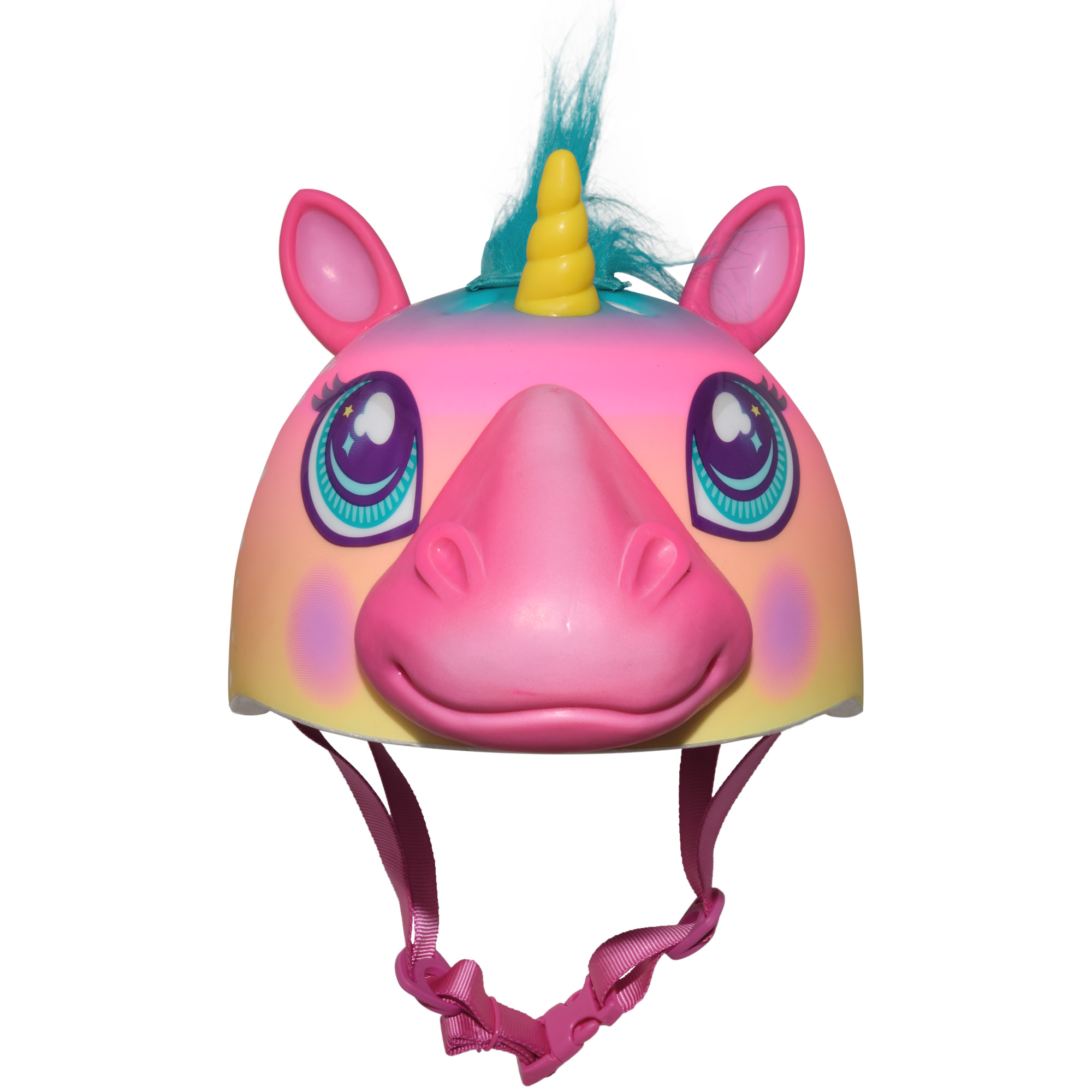 Raskullz Super Rainbow Unicorn Hair Bike Helmet photo 5