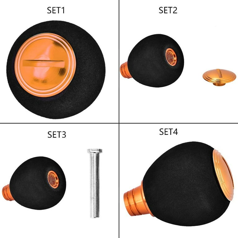 custom fishing reel knobs Ulucus Midair A35 (Shimano) Knob Isofishinglifestyle Tac knob (or EVA/cork knob) and one black knob cap. BFTCO CUSTOM FISHING REEL HANDLE