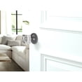thumbnail image 7 of Passage Square Crystal Door Knobs Dark Grey Round Rosette, 7 of 7