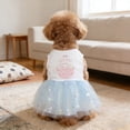 thumbnail image 2 of Easter Holiday Costume Bunny Outfit Cute Design Lightweight Polyester for Dogs Cats Festive Party Photo Shoots, 2 of 4