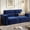 Blue, variant on COPIAE 82” Velvet Loveseat Sofa, Comfy Deep Seat Sofa with Soft Cushion, Modern 2-Seater Couch with Piano Design Armrest& Ergonomic Backrest, Home Sofa Couch for Living room Bedroom