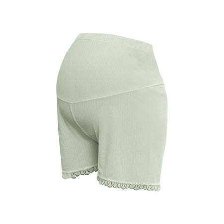 Vividxx Solid Color Pregnant Underwear Women Summer Ultra Thin Ice Silk Loose And Elastic Adjustable Soft Shorts Cozy Mother-to-be Panties