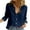Dark blue, variant on Seductiva Women Long Sleeve Tops Shirts Women Women's Solid Color Casual Button Pocket Long Sleeve Shirt Casual Collared Blouses Loose Fit Fashion Basic Tees
