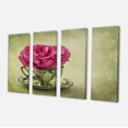 thumbnail image 3 of Design Art - Red Rose in Cup and Saucer, 3 of 3