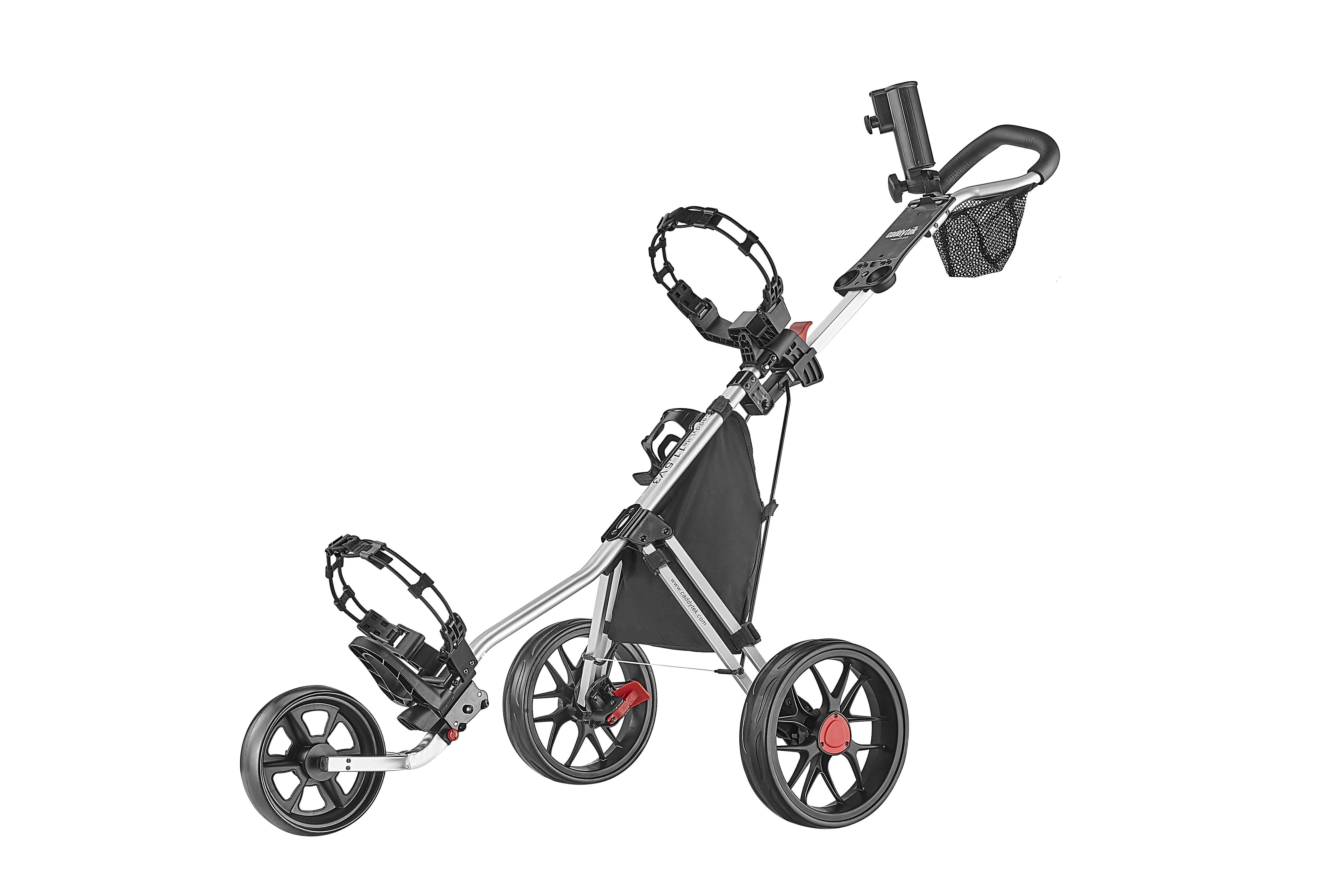 Photo 1 of Caddytek CaddyLite 11.5 V3 Golf Push Cart, Silver