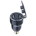 thumbnail image 1 of Pantalla 2.1A perfecl para USB del enchufe del Encendedor de la motocicleta F800 F700 R1200 GS R1200RT, 1 of 8