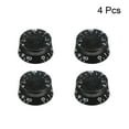 thumbnail image 3 of Unique Bargains Guitar Control Knobs Speed Volume Control Knobs 6x26x12mm Musical Instrument Parts Replacement Black 4 Pack, 3 of 5