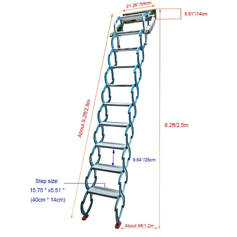 Step ladder for loft outlet