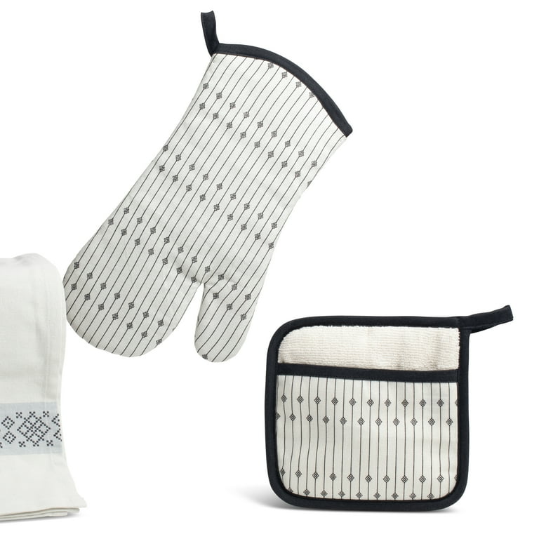 Cosy House Collection Oven Mitt & Pot Holder Set